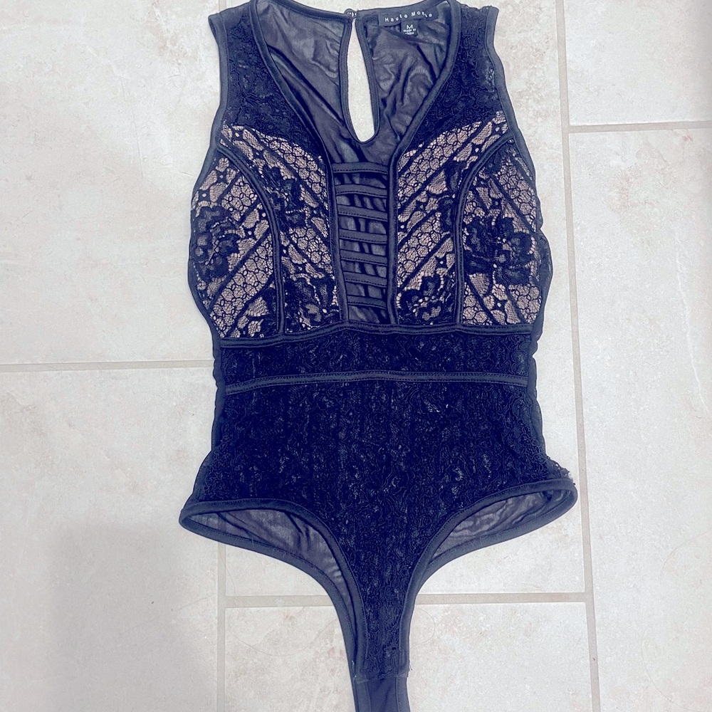 Black Lace Bodysuit